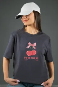 Жіноча футболка з принтом | Sweetness (00152) Фуме