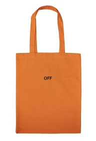 Шопер з принтом | OFF (30165) Помаранчевий
