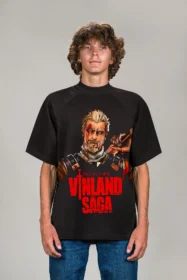 Футболка двостороння з принтом аніме | (50005) – Сага про Вінланд (Vinland Saga)