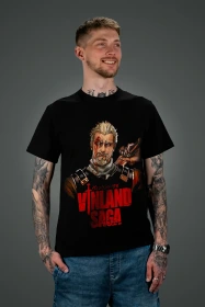 Футболка з принтом аніме | (50005) – Сага про Вінланд (Vinland Saga)