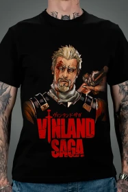 Футболка з принтом аніме | (50005) – Сага про Вінланд (Vinland Saga)