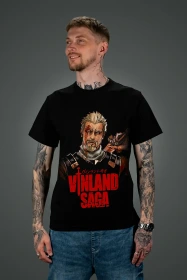 Футболка з принтом аніме | (50005) – Сага про Вінланд (Vinland Saga)