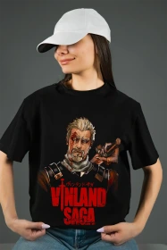 Футболка з принтом аніме | (50005) – Сага про Вінланд (Vinland Saga)
