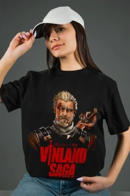 Футболка з принтом аніме | (50005) – Сага про Вінланд (Vinland Saga)