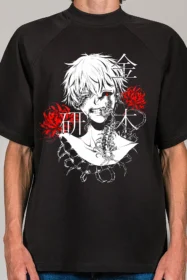 Футболка двостороння з принтом аніме | (50007) – Токійський гуль (Tokyo Ghoul)