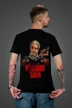 Футболка з принтом аніме – Сага про Вінланд (Vinland Saga)